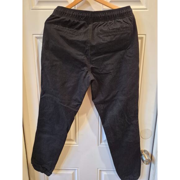 LOT of 2 GAP & OLD NAVY Essential Jogger Pants Mens Size Small - Black & Khaki - Picture 2 of 16